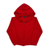 Age 10-12 Polo By Ralph Lauren Hoodie - Medium Red Cotton