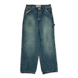 Arizona Jeans Carpenter Jeans - 28W 29L Blue Cotton