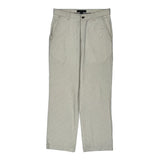 Tommy Hilfiger Pinstripe Chinos - 32W 30L Beige Cotton