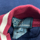 Age 6 Polo By Ralph Lauren Varsity Jacket - XS Navy Cotton