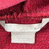 Vintage Nike Hoodie - XL Red Cotton Blend