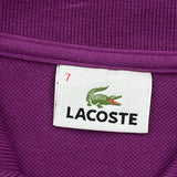Lacoste Polo Shirt - 2XL Purple Cotton