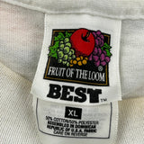 Green Bay Packers Fruit Of The Loom Graphic T-Shirt - XL White Cotton Blend