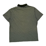 Ralph Lauren Striped Polo Shirt - 2XL Green Cotton