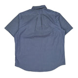 Ralph Lauren Checked Short Sleeve Shirt - XL Blue Cotton