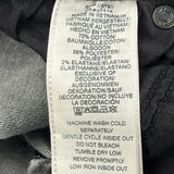 True Religion Denim Shorts - 29W UK 10 Grey Cotton