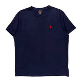 Polo By Ralph Lauren T-Shirt - Large Navy Cotton