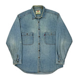Levis Denim Shirt - Large Light Wash Cotton