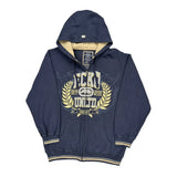 Since 1972 Ecko Unltd Graphic Hoodie - Large Navy Cotton Blend