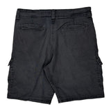 Wrangler Cargo Shorts - 33W 10L Grey Cotton