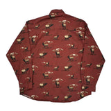 Columbia Patterned Shirt - 2XL Red Cotton