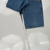 Levis Denim Shorts - 32W 10L Blue Cotton