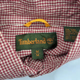 Timberland Checked Shirt - Medium Red Cotton