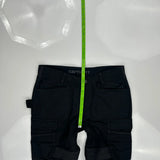 Carhartt Double Knee Cargo Pants - 36W 28L Black Cotton