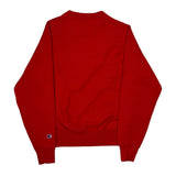 Reverse Weave Champion Spellout Sweatshirt - XS Red Cotton
