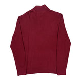 Tommy Hilfiger 1/4 Zip - Large Red Cotton