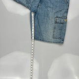 Wrangler Denim Shorts - 34W 9L Light Wash Denim