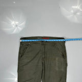 Dickies Cargo Trousers - 38W 30L Green Cotton