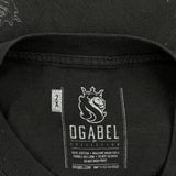 Ogabel Graphic T-Shirt - 2XL Black Cotton