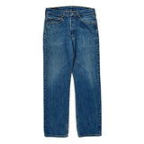 501 Levis Jeans - 32W 33L Blue Cotton