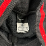 Sports Team Logo Nike 1/4 Zip - XL Black Cotton Blend