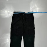Wrangler Cargo Pants - 32W 30L Black Cotton