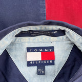 Tommy Hilfiger Striped Shirt - Medium Multicoloured Cotton