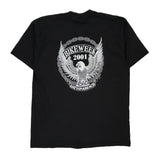 2001 Bike Week All Sport Single Stitch T-Shirt - XL Black Cotton