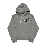 Polo By Ralph Lauren Hoodie - Large Gray Cotton Blend