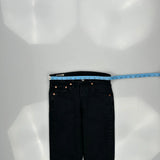 Levis Skinny Jeans - 27W UK 8 Black Cotton