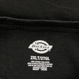 Dickies T-Shirt - 2XL Black Cotton