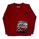 Age 7 Carhartt Long Sleeve T-Shirt - Small Red Cotton
