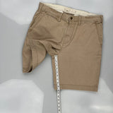 Polo By Ralph Lauren Chino Shorts - 35W 10L Beige Cotton