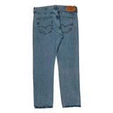 501 Levis Jeans - 34W 32L Light Wash Cotton