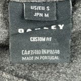 Oakley Striped T-Shirt - Small Black Cotton