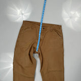 Carhartt Carpenter Trousers - 35W 31L Brown Cotton