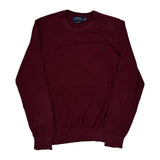 Polo By Ralph Lauren Sweater - XL Burgundy Cotton