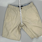 Tommy Hilfiger Chino Shorts - 29W 11L Beige Cotton Blend