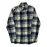 Levis Checked Flannel Shirt - Medium Black & White Cotton