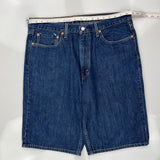 Levis Denim Shorts - 36W 10L Blue Cotton