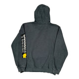 Carhartt Spellout Hoodie - Large Gray Cotton