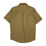Greentech Renewables Logo Carhartt Short Sleeve Shirt - Medium Khaki Cotton