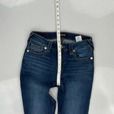True Religion Skinny Jeans - 29W UK 8 Blue Cotton