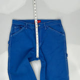 Dickies Carpenter Trousers - 29W 28L Blue Cotton