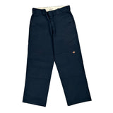 Dickies Cargo Trousers - 31W 30L Navy Polyester Blend