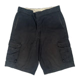 Dickies Cargo Shorts - 36W 11L Black Cotton
