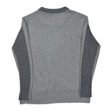 Tommy Hilfiger Spellout Sweater - Small Gray Cotton