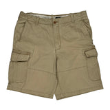 Timberland Cargo Shorts - 36W 10L Beige Cotton