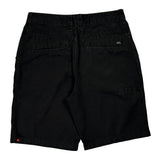 Quiksilver Shorts - 33W 9L Black Cotton