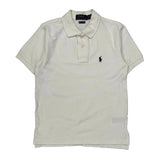 Age 8-9 Polo By Ralph Lauren Polo Shirt - Small White Cotton